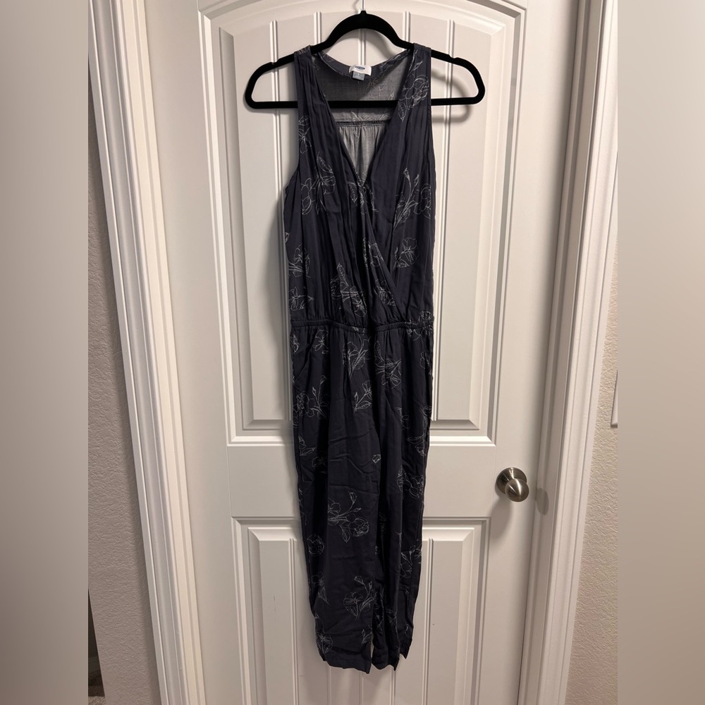 Navy Blue Romper, Floral from Old Navy